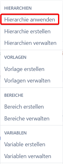 Hierarchie anwenden in dem Vorlage dropdown.png