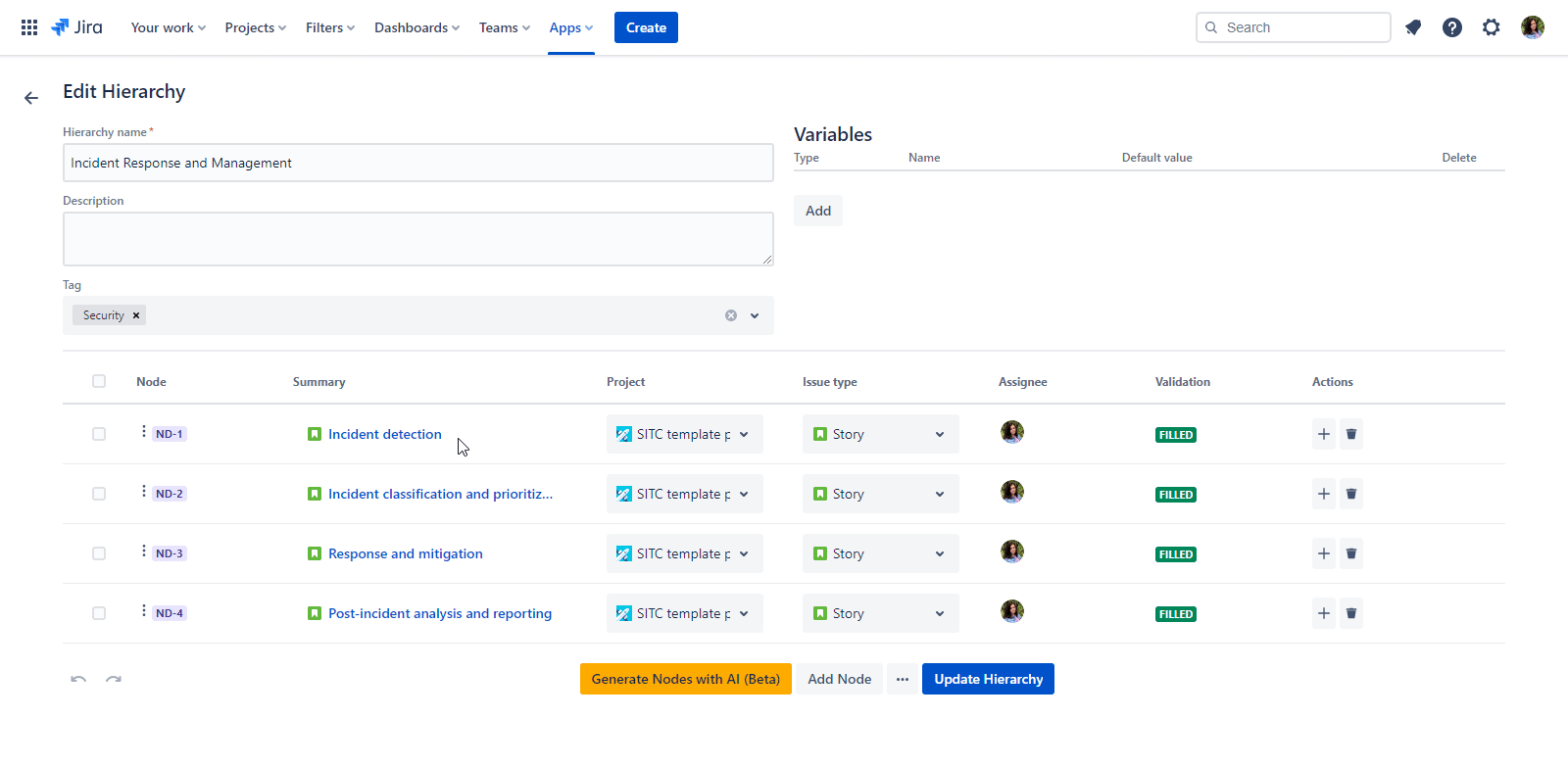 Added 'Show empty optional field' function for Hierarchy.gif